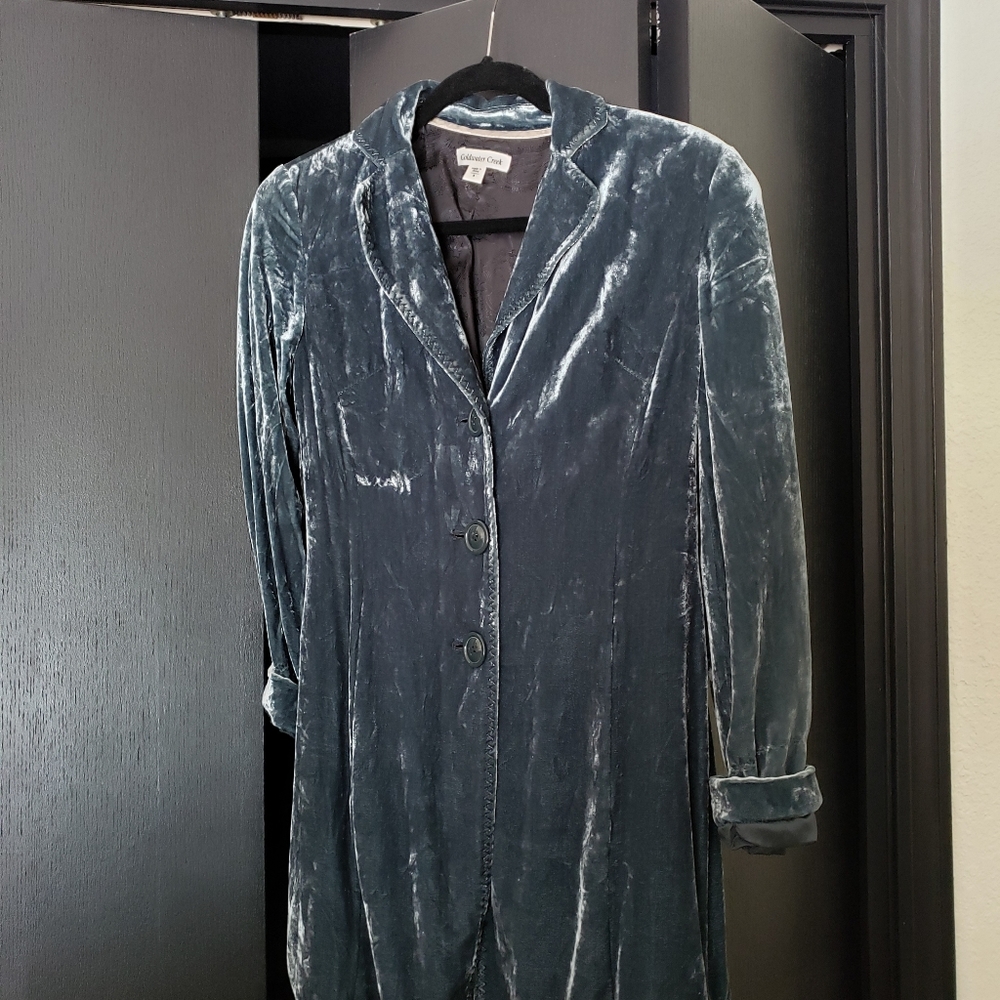 Coldwater Creek velvet jacket